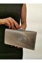 Beegi̇ Women's Snake Leather Image Platinum Evening Dress Clutch Night Chain Wedding Bag - 3
