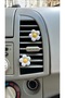 3Pcs Mini White Daisy Flower Car Air Conditioner Ornament Clip Decorations Car Interior Car Accessory