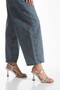 Valencia Women's Silver Stylish Band Classic Heel Shoes