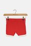 Kids Girl High,Kyu Tight JG Shorts, Red and White - 2