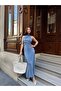 Women's Halter Neck Backless Long Dress - 2