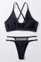 Women's Black Mesh Detailed Special Bikini Set - 5