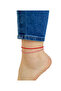 Allergy-Free - 2-Piece Cotton Rope Anklet Red Lucky Rope Marteniçka - 2