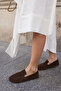 Rubles Women's Brown Real Suede New Generation Shoes - 7