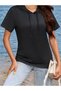 Oversize T-Shirts Hooded Black Millennium - 4