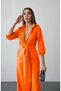 Women's Shirt Collar Loose Leg Jumpsuit (Original Visual and Video Used) - 3
