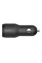 Dual Usb Car Fast Charger Black 24w - 3