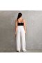 Women's Pocket Velcro Closure Palazzo Pants - 5