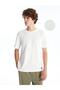 Crew Neck Short Sleeve Men's Textured T-Shirt - 3