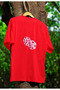 Dice Printed Women's Crew Neck Cotton Oversize Short Sleeve T-Shirt
