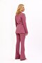 Men's Lapel Single Button Classic Jacket & Spanish-Cut Trousers-Rose - 1025530 - 3