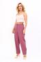 Pleated Leg Trousers-Rose - 2