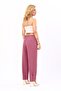 Pleated Leg Trousers-Rose - 3