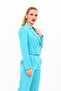 Men's Collared Short Jacket - Turquoise - 1048100 - 5