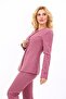 Zero Collar Buttoned Jacket-Rose - 1064100 - 4
