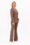 Men's Collared Vest Jacket & Spanish-Cut Trousers - Brown - 1076530 - 3