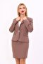 Men's Collared Single Button Classic Jacket - Brown - 1045100 - 2