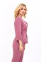 Zero Collar Plain Short Jacket-Rose - 1015100 - 3