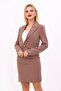 Men's Collared Single Button Short Jacket - Brown - 1073100 - 5
