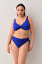 Twisted Front Underwire Gathering Bikini Top - 2