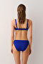 Twisted Front Underwire Gathering Bikini Top - 4