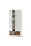 Modern 2 Door Wardrobe with Multiple Shelves