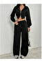 Women's Black Straight Leg Sweatpants