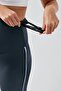 Ribbed Flared Leg High Waist Stretchy Recovery Maternity Leggings - 6