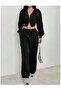 Women's Black Straight Leg Sweatpants - 5