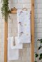 Muslin Cover Set of 3 Patterned 100% Organic Cotton, Breastfeeding, Swaddle, Stroller Cover Soft - 3