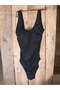 Black Classic Swimsuit Lined Inner Show No Easy Dry 2025 Swimsuit with Chest Pad - 4