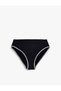 Crochet Detailed High Waist Bikini Bottom