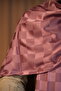 Checkerboard Patterned Shawl - 3