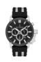 Jls0405801 Black & Silver Steel Men's Wristwatch