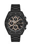 Jls0406303 Black & Rose Steel Men's Wristwatch