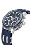 Jls0405803 Navy Blue & Silver Steel Men's Wristwatch - 2
