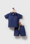 Boys' Short Sleeve Polo Collar Tshirt and Shorts Summer Bottom Top Children's Set - 2