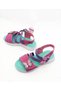 Cute Young Orthopedic Purple Burgundy Color Banded Butterfly Detailed Girls Sandals