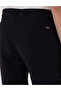 Navy Blue Slim Fit Elastic Waist Lace up Woven Shorts 50305901-Vr033 - 6