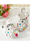 SAPS All Over Printed Backstrap Clogs - White - 3