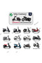 Motorcycle Tarpaulin Compatible with All Models, Size S, Gray - 4