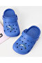SAPS Dolphin Applique Back Strap Closure Clogs - Blue - 5