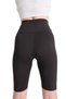 Women's Black High Waist Breathable Recovery over the Knee Leggings - 6