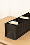 Set of 3 10 Compartments Black Cabinet Drawer Accordion Folding Socks Laundry Organizer Organizer - 7