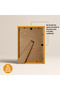 إطار ملصق بإطار خشبي أصفر مقاس 13 × 18 سم، إطار فارغ، YELLOW-MASUTU-13X18 - 3
