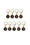 Alloy Enamel Knitting Stitch Marker 1 Den 9 a Enamel Coated Black - 2