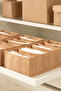 7 Compartment Beige Cabinet Drawer Accordion Folding Socks Clothing Laundry Organizer Organizer - 2