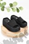 Black Women's Slippers K04321038204 - 2