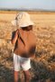 Brown White Striped Muslin Shorts + Brown Muslin Sleeveless T-Shirt - 3