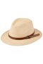 Men's Belt Detailed Wide Brim Straw Hat Y25750-04 Beige